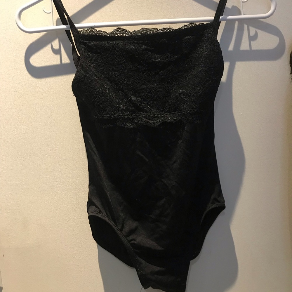 Black Capezio Lace Leotard